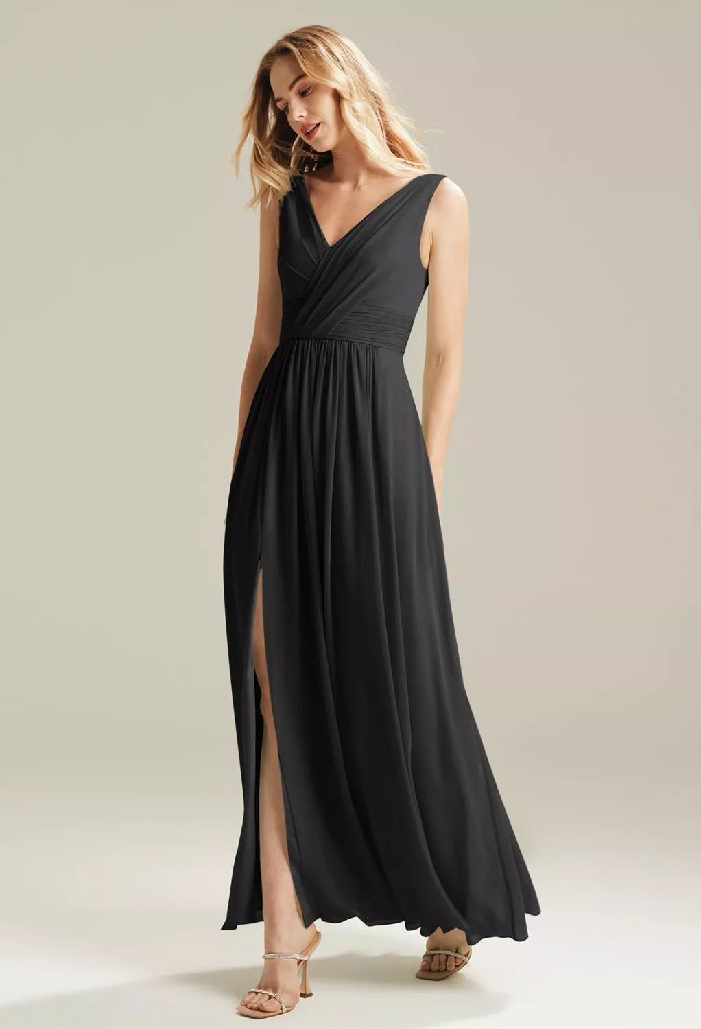 AW Gertrude Black  Maternity Bridesmaid Dresses
