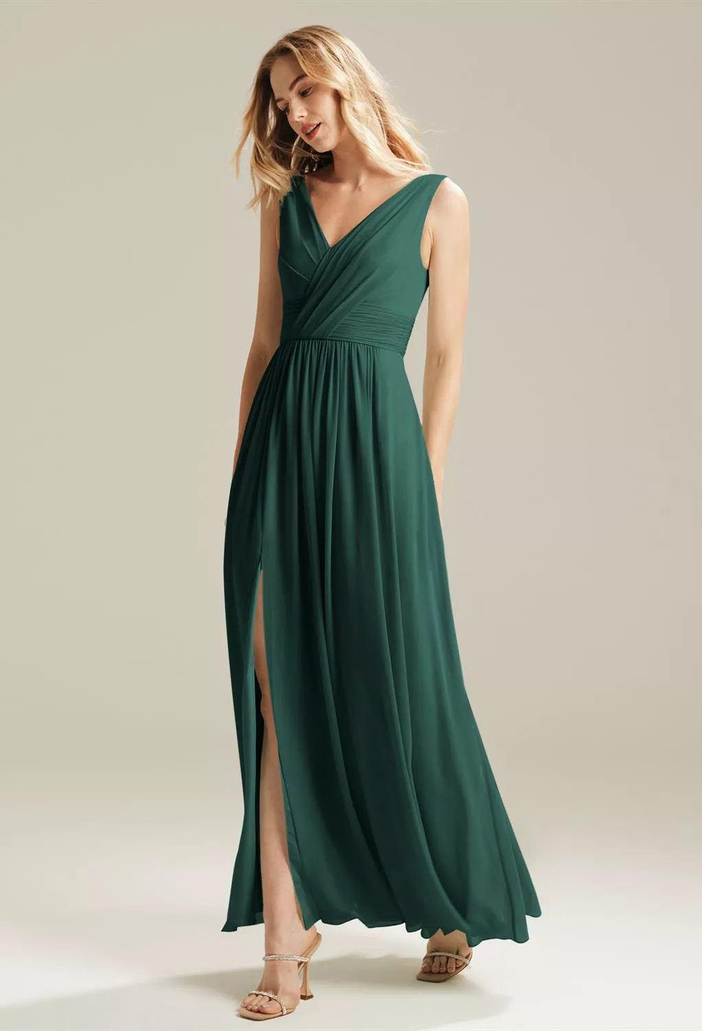 AW Gertrude Dark Emerald  Maternity Bridesmaid Dresses