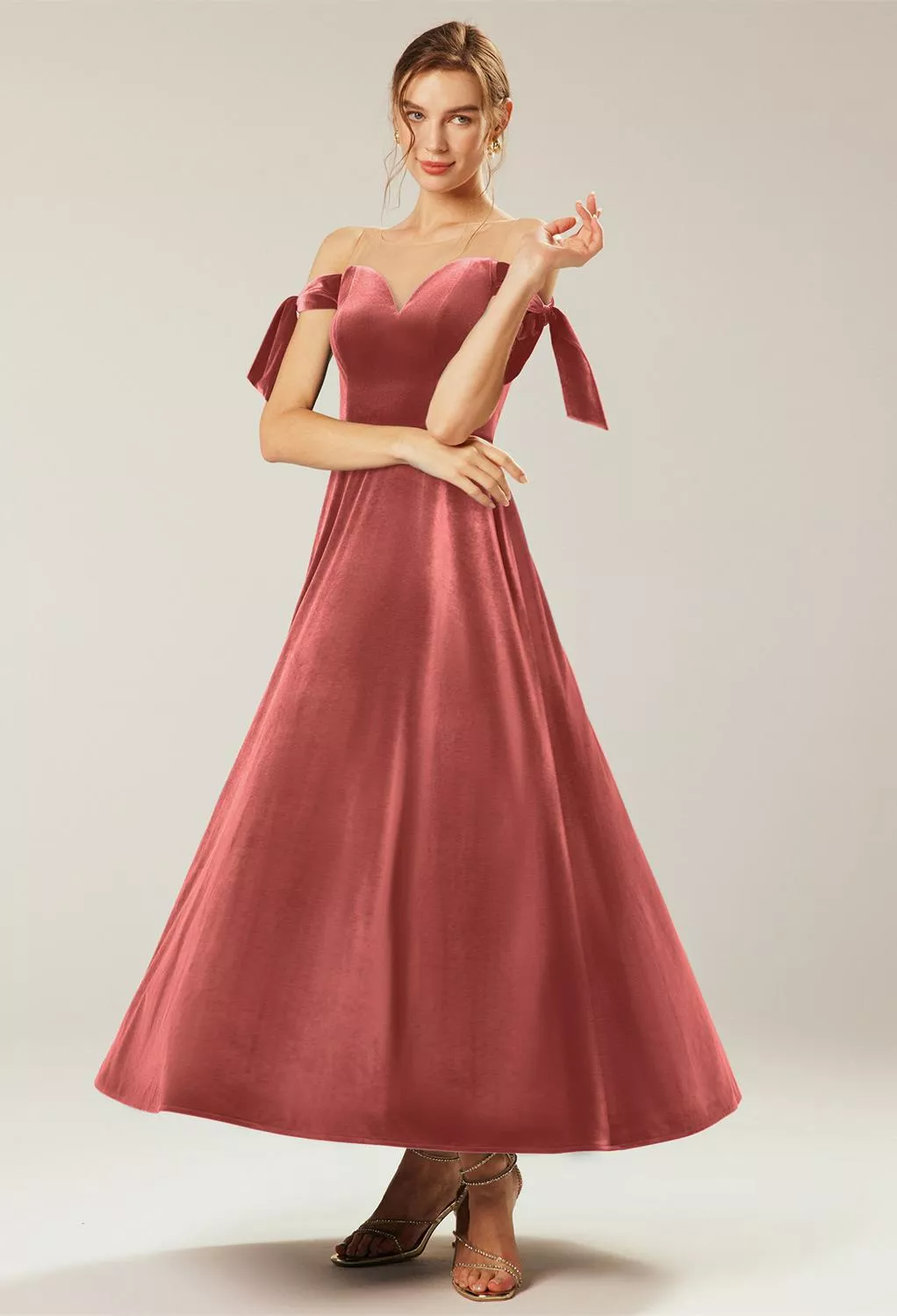 AW Taiga Dusty Rose  Wedding Guest Dresses