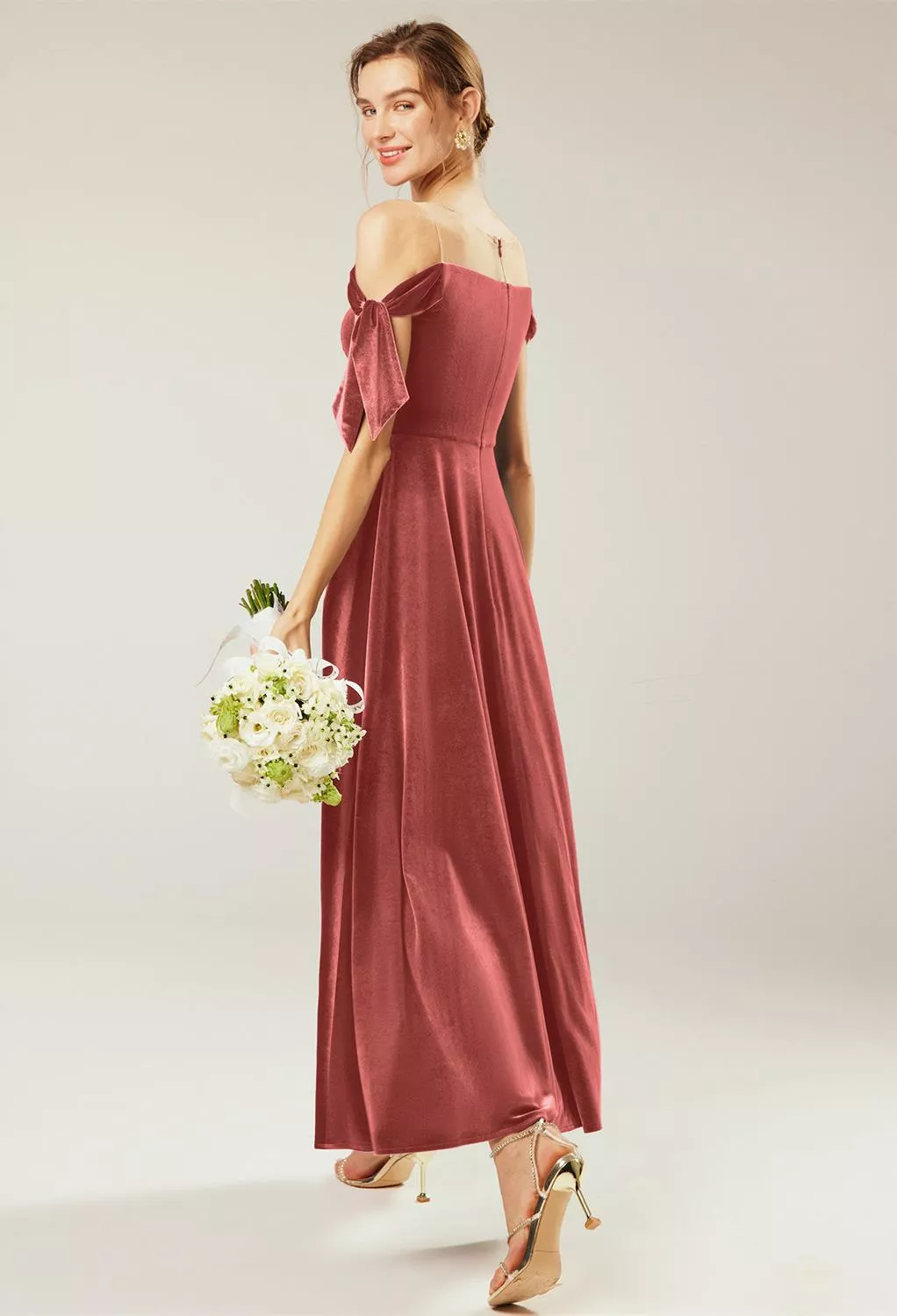 AW Taiga Dusty Rose  Wedding Guest Dresses