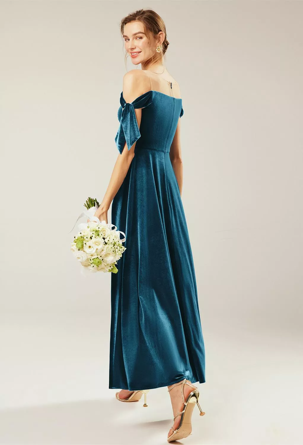 AW Taiga Midnight Navy  Fall Wedding Guest Dresses