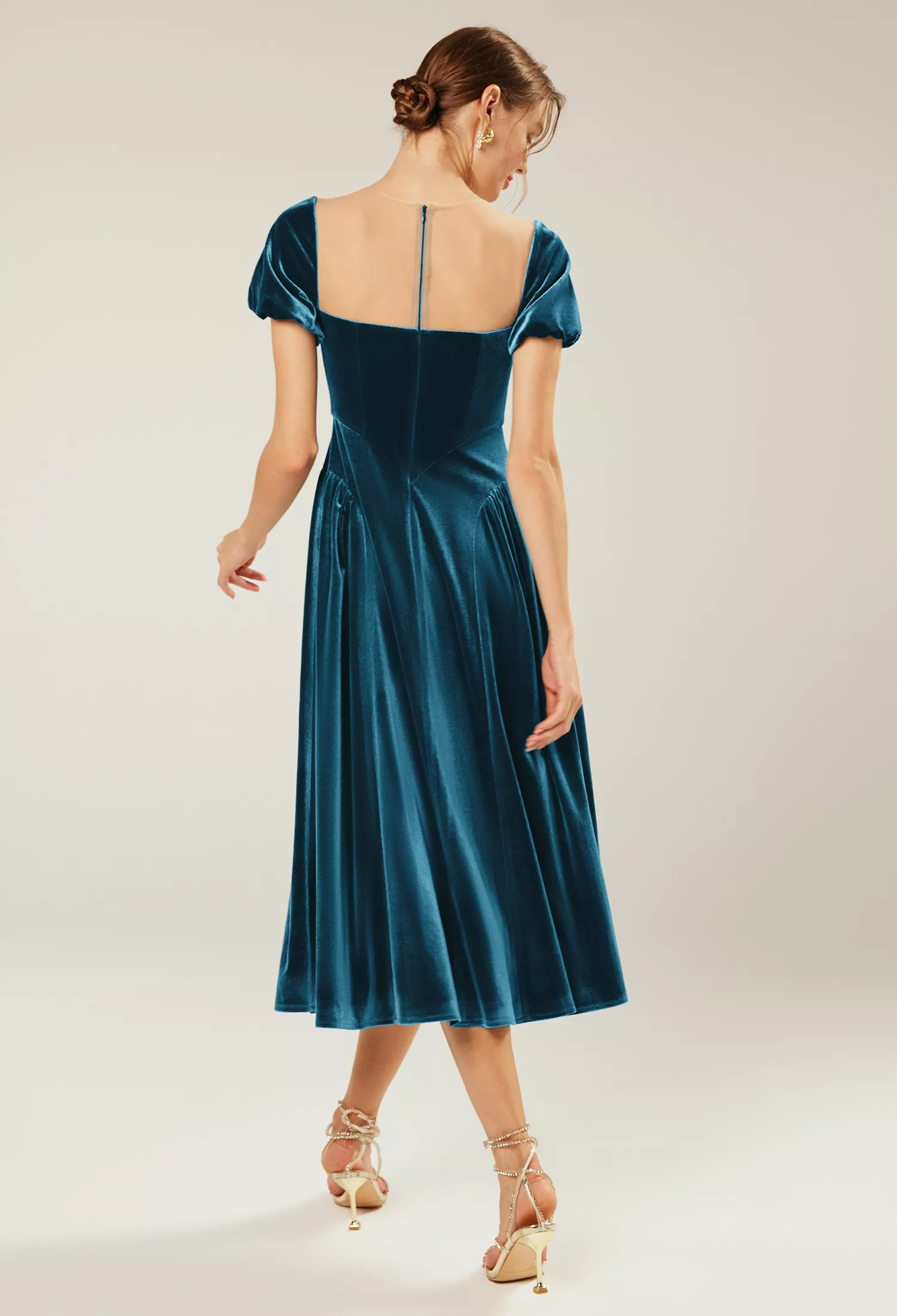 AW Turnsol Midnight Navy  Cocktail Wedding Guest Dresses