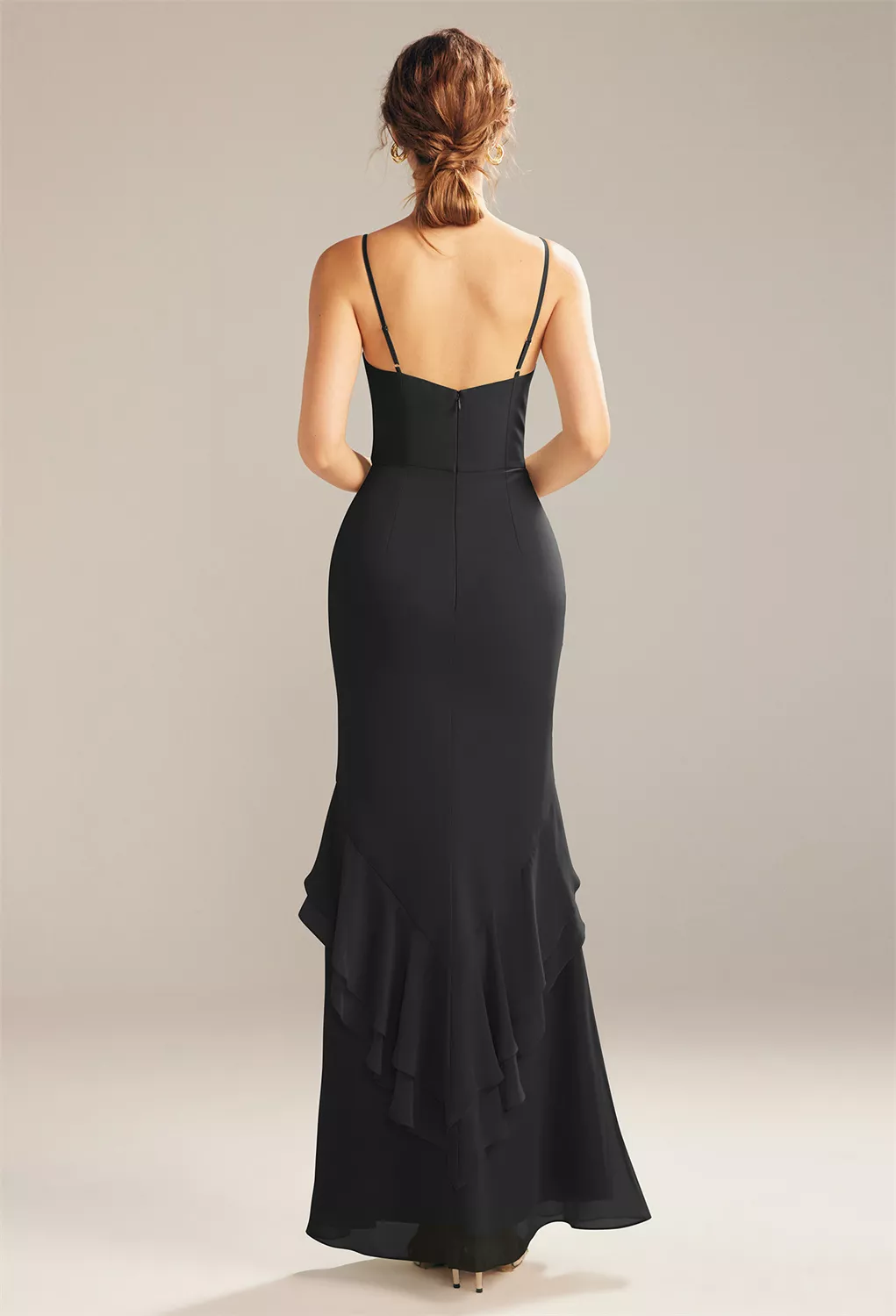 AW Claire Black  Plus Size Wedding Guest Dresses