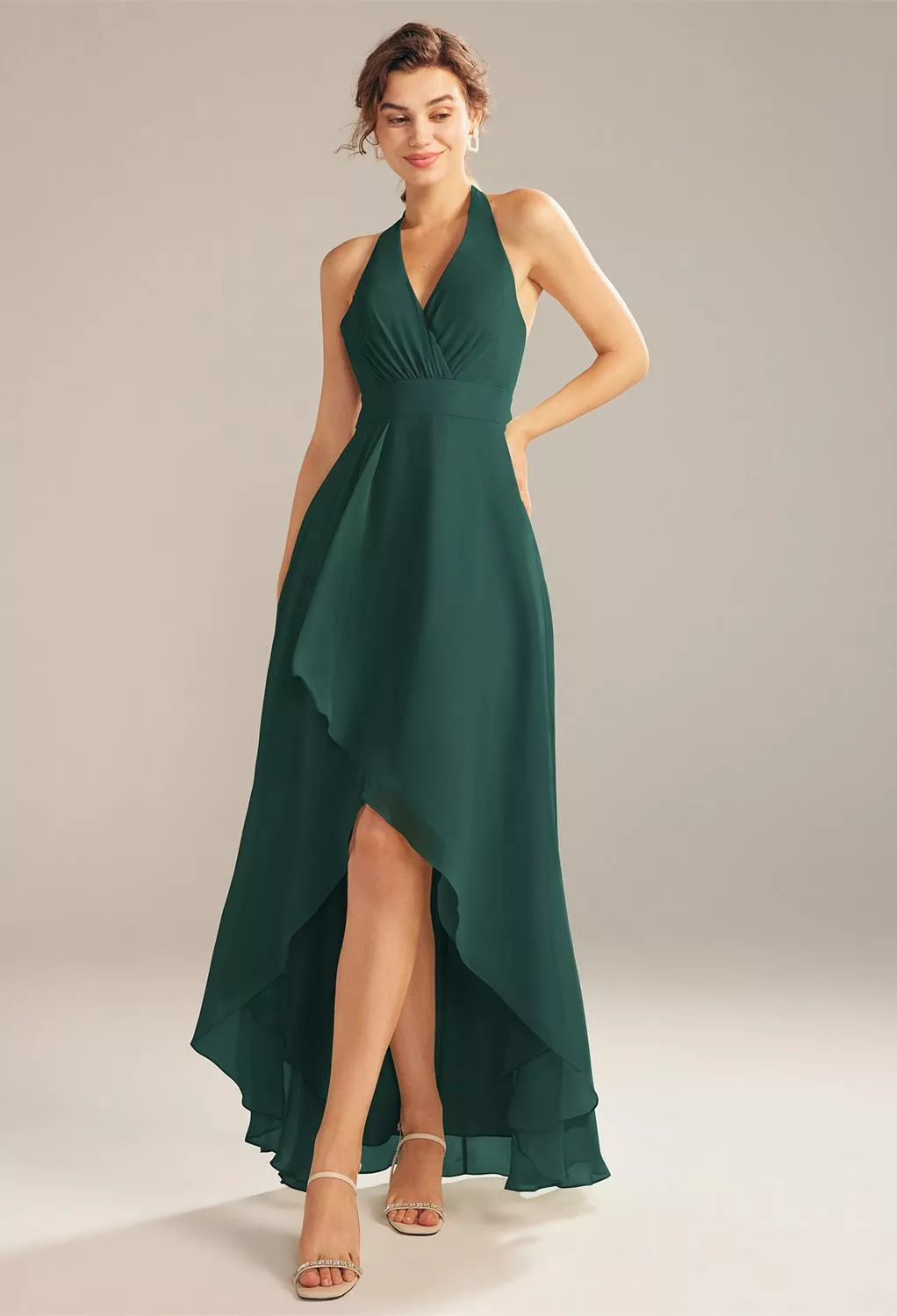 AW Athena Dark Emerald  Beach Wedding Guest Dresses