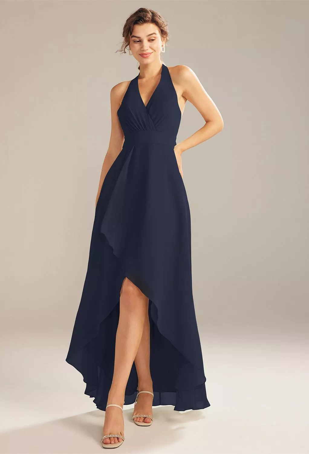 AW Athena Dark Navy  Beach Wedding Guest Dresses