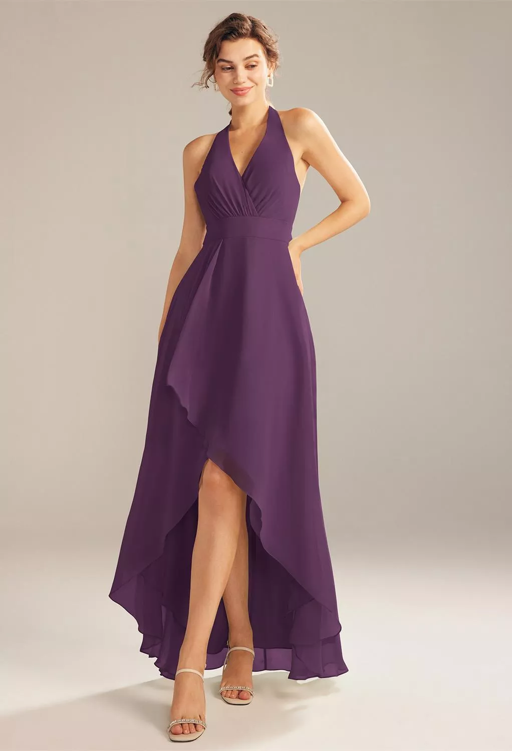 AW Athena Grape  Spring Wedding Guest Dresses