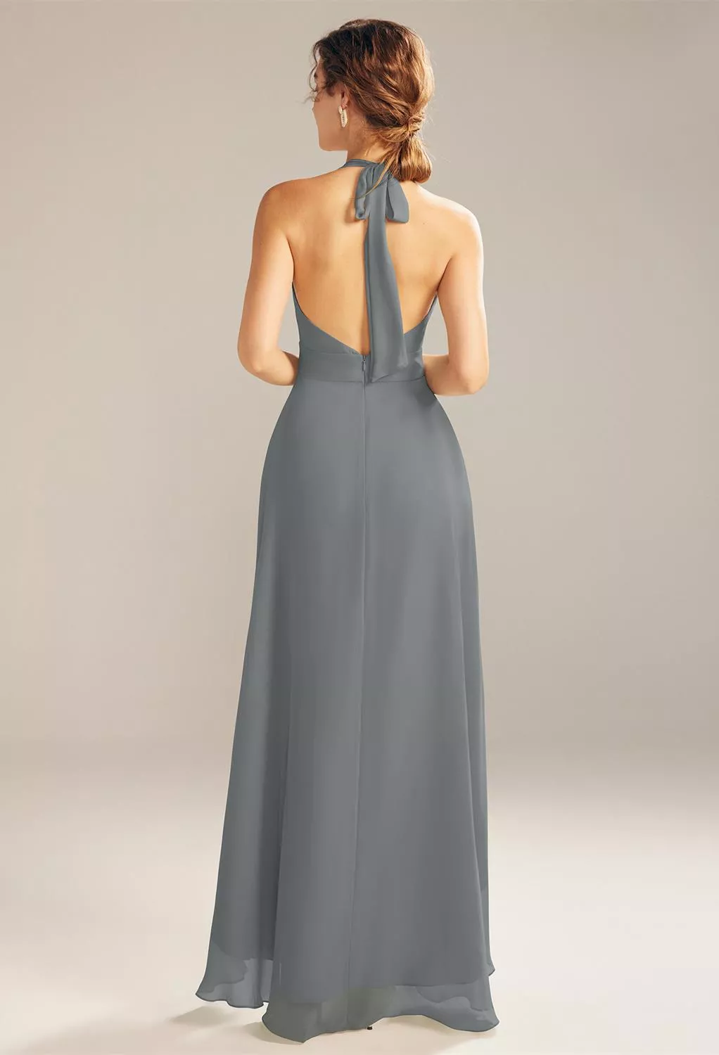 AW Athena Steel Gray  Spring Wedding Guest Dresses