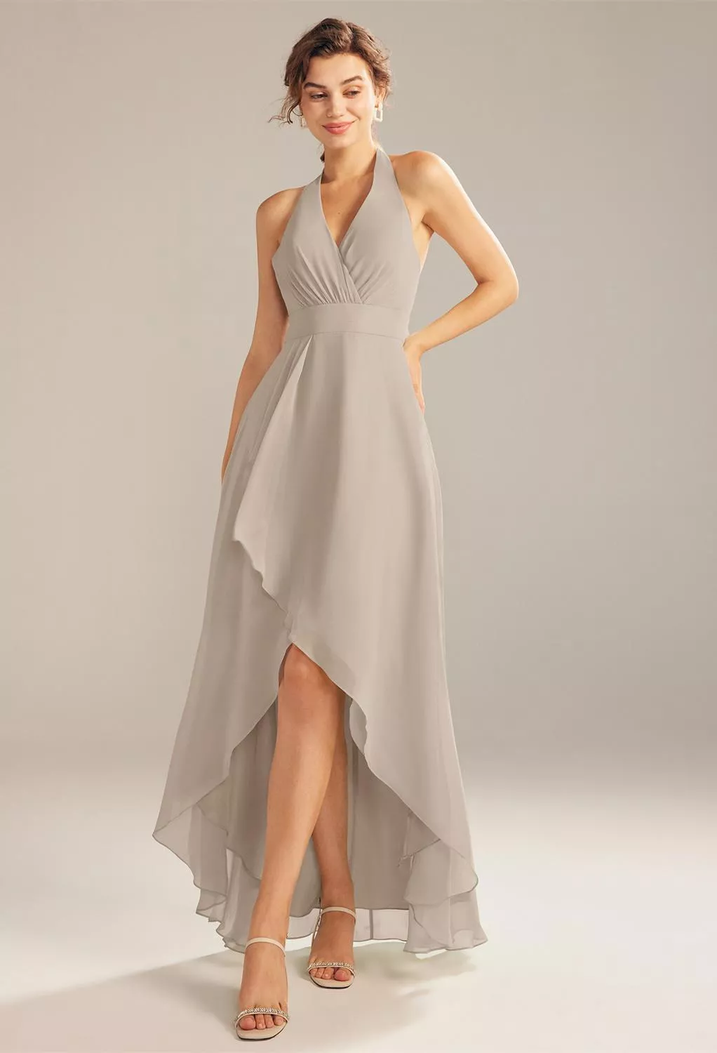 AW Athena Taupe  Spring Wedding Guest Dresses
