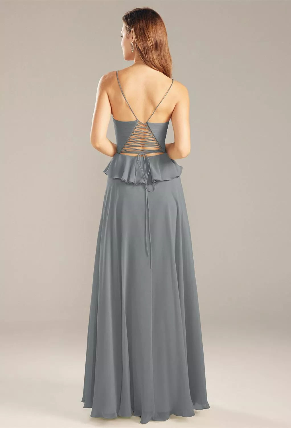 AW Audrey Steel Gray  Spring Wedding Guest Dresses