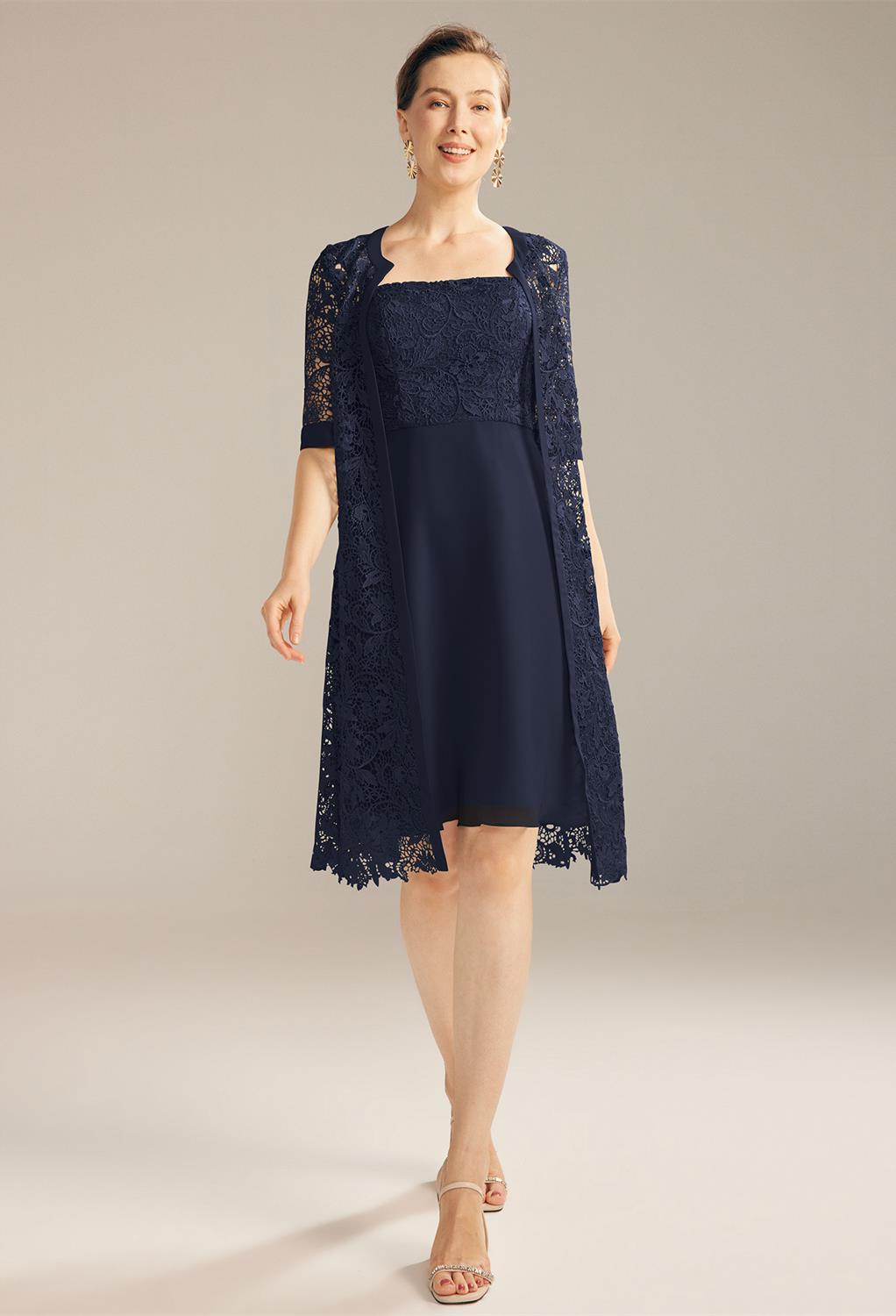 AW Sheila Dark Navy  Spring Mother of The Bride Dresses