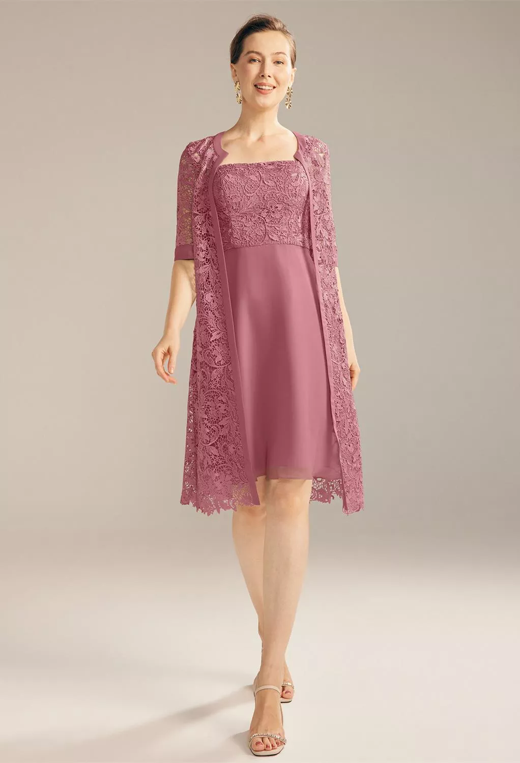 AW Sheila Desert Rose  Spring Mother of The Bride Dresses