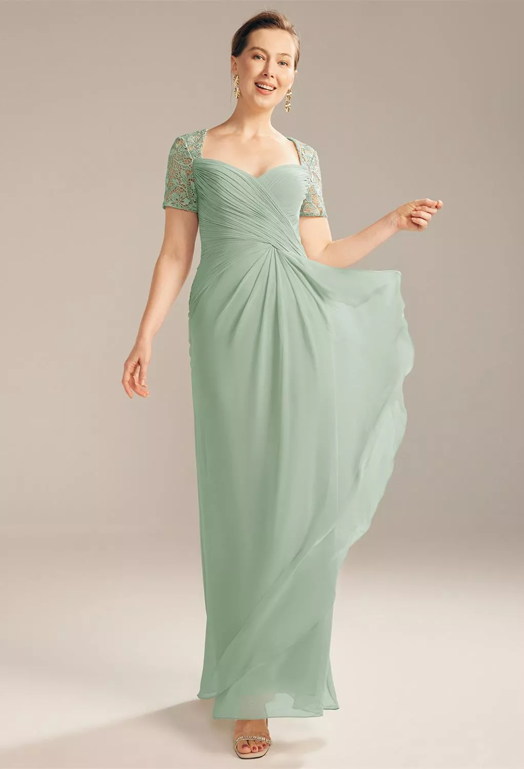 AW Tsar Sage Green  Mother of the Bride Dresses
