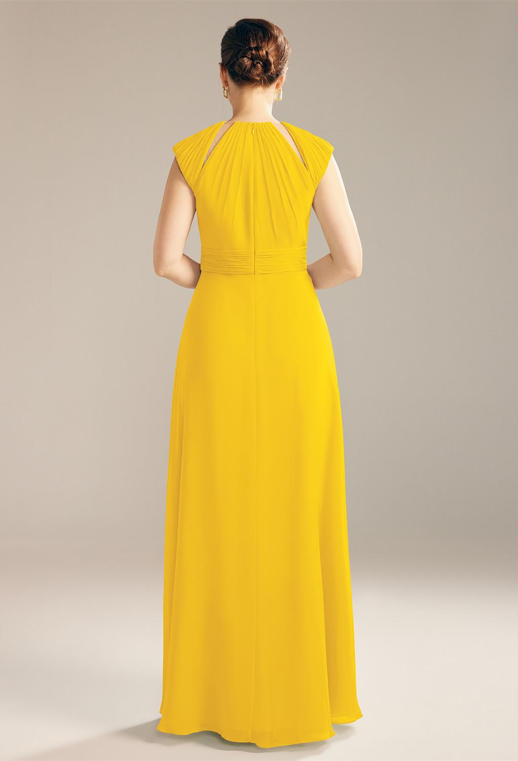 AW Aster Mustard Yellow  Mother of the Bride Dresses