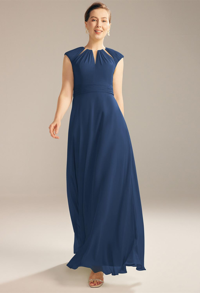 AW Aster Navy  Mother of the Bride Dresses