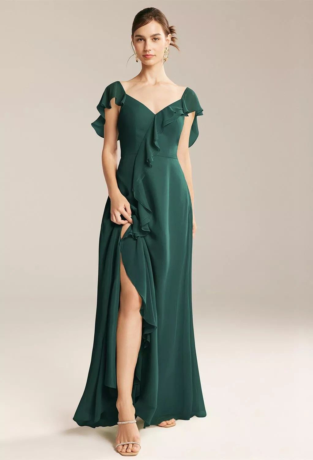 AW Marcia Dark Emerald  Maternity Bridesmaid Dresses