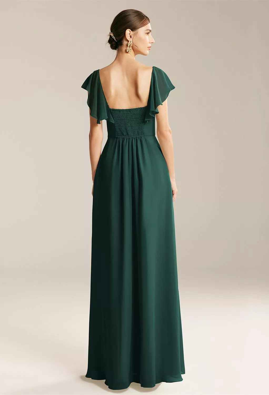 AW Marcia Dark Emerald  Maternity Bridesmaid Dresses