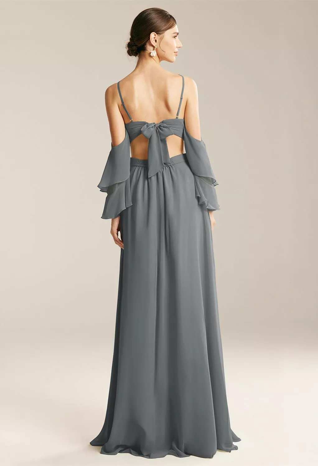 AW Mercer Steel Gray  Fall Wedding Guest Dresses