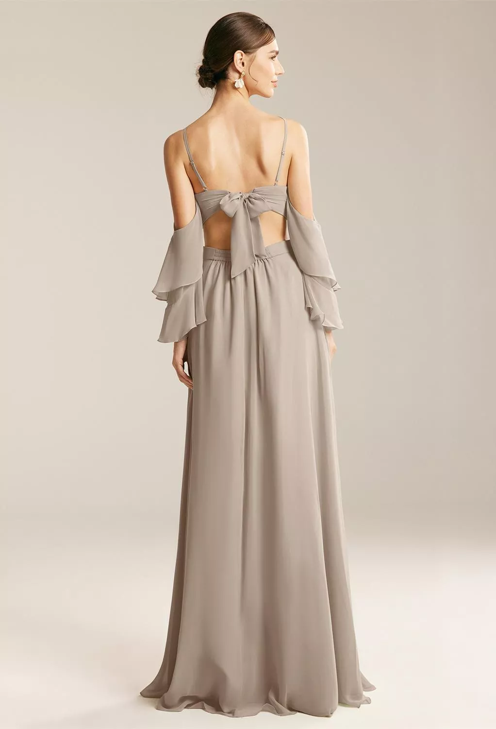 AW Mercer Taupe  Fall Wedding Guest Dresses