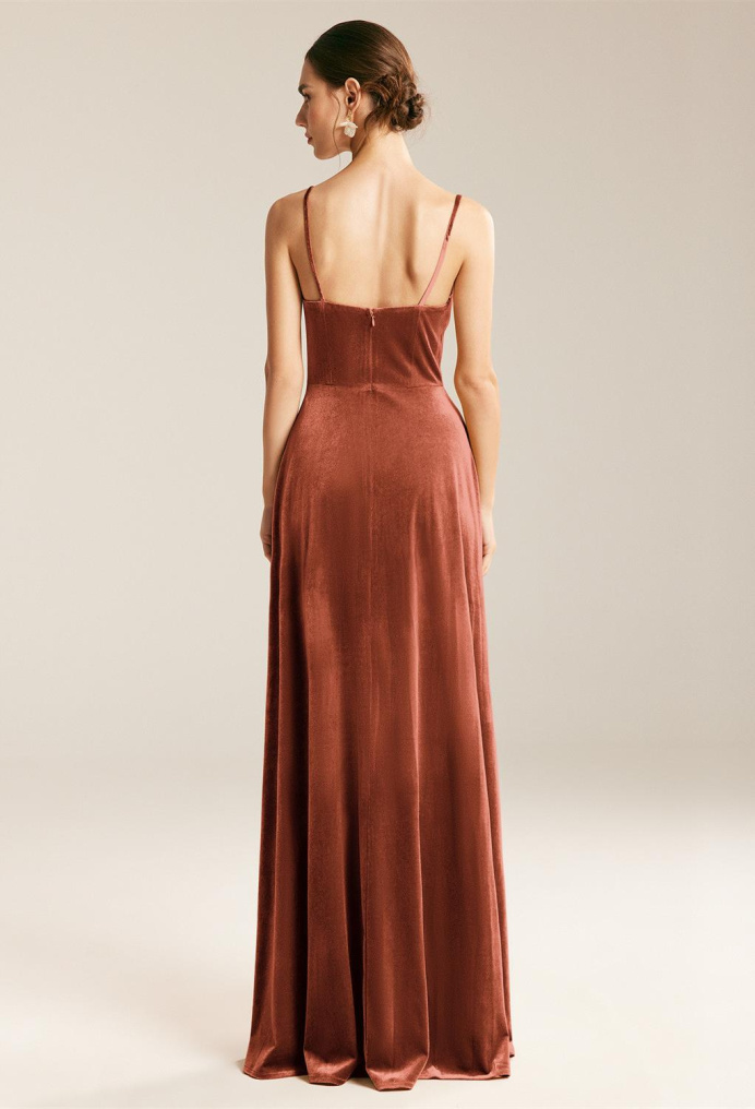 AW Bella Burnt Orange  Bridesmaid Dresses