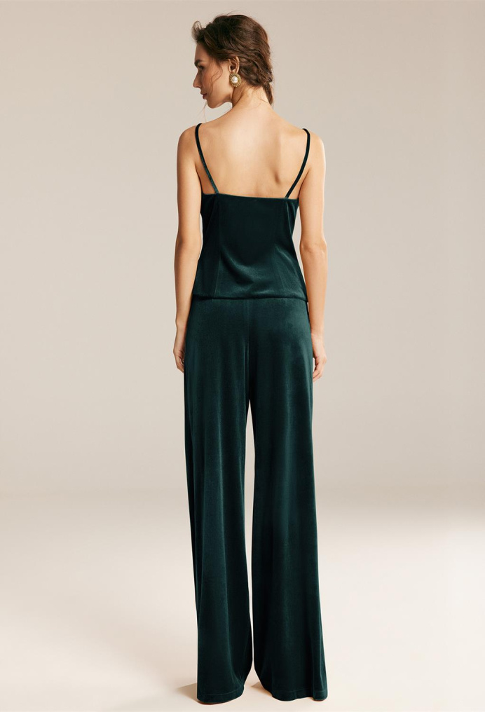 AW Cicely Hunter Green  Pants Bridesmaid Dresses