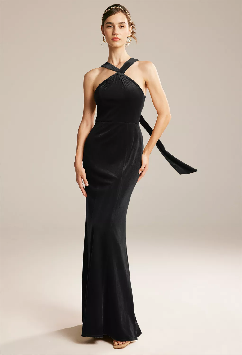 AW Canoro Black  Fall Wedding Guest Dresses