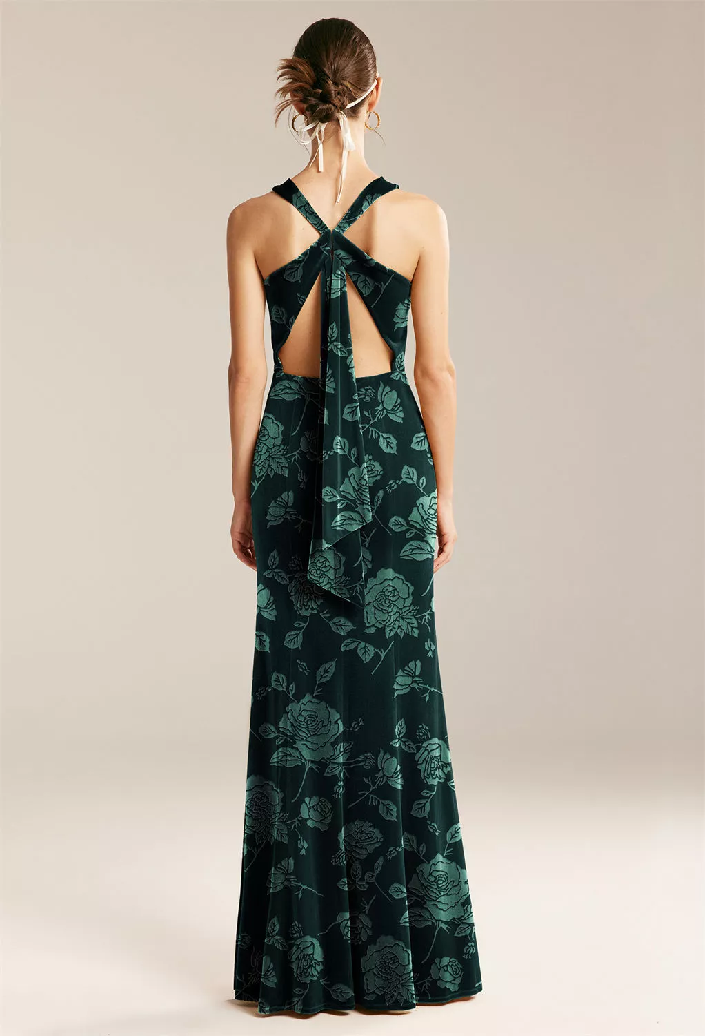 AW Canoro Emerald Ethereal Rose  Fall Wedding Guest Dresses