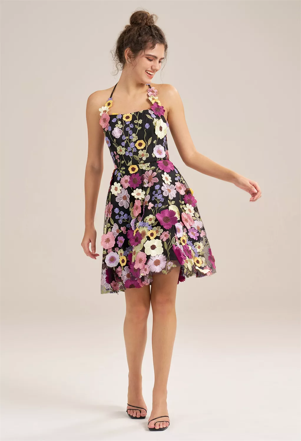 AW Coralia Black  Cocktail Wedding Guest Dresses