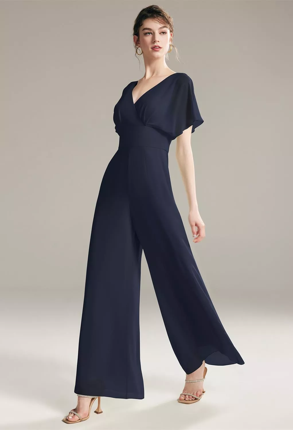 AW Talia Dark Navy  Fall Wedding Guest Dresses
