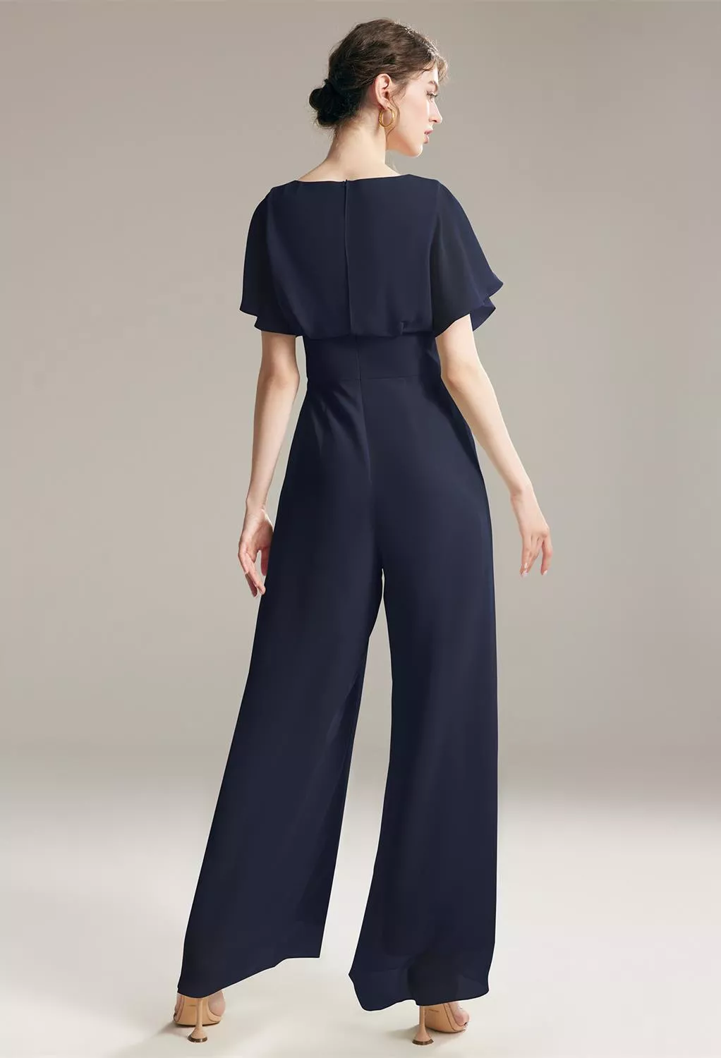 AW Talia Dark Navy  Fall Wedding Guest Dresses