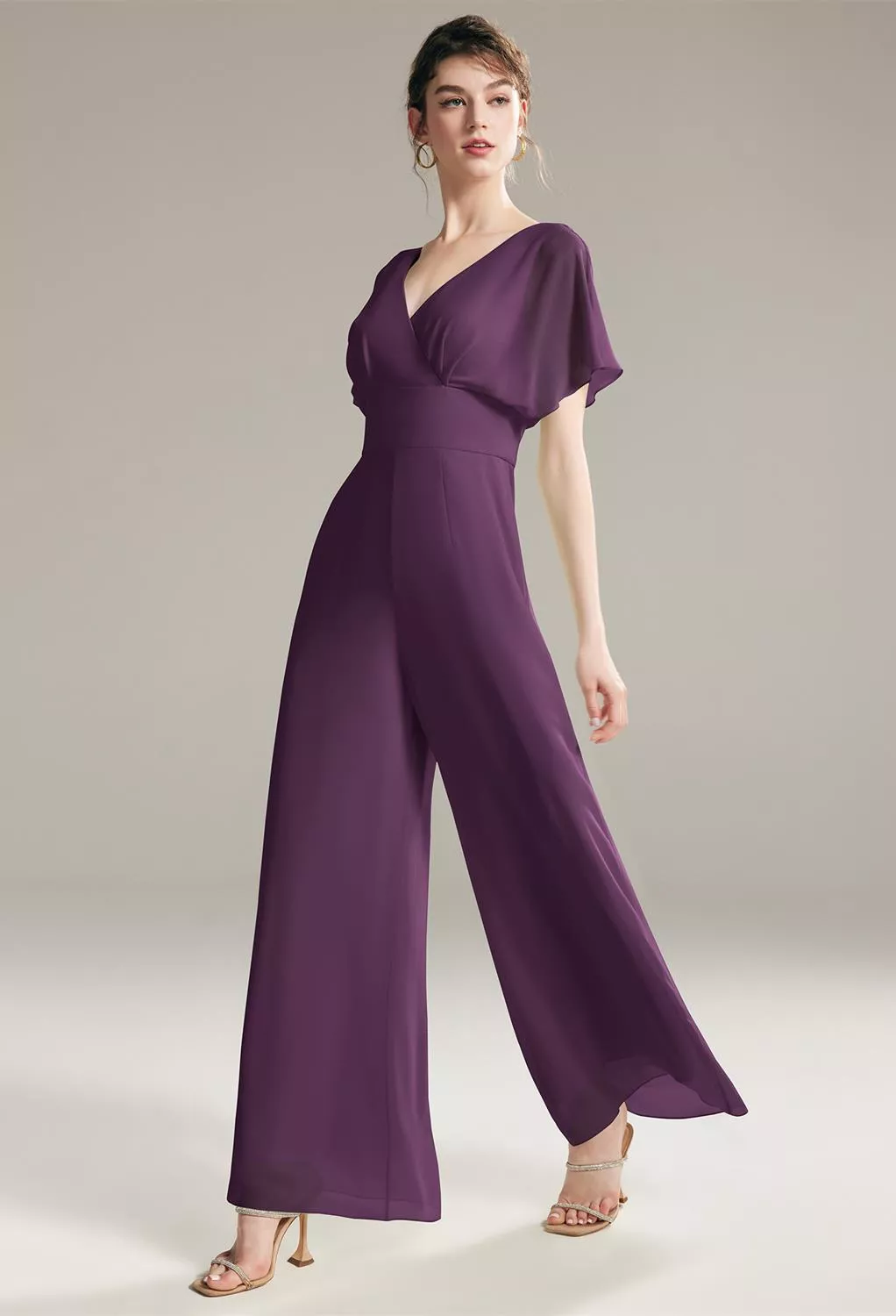 AW Talia Grape  Fall Wedding Guest Dresses