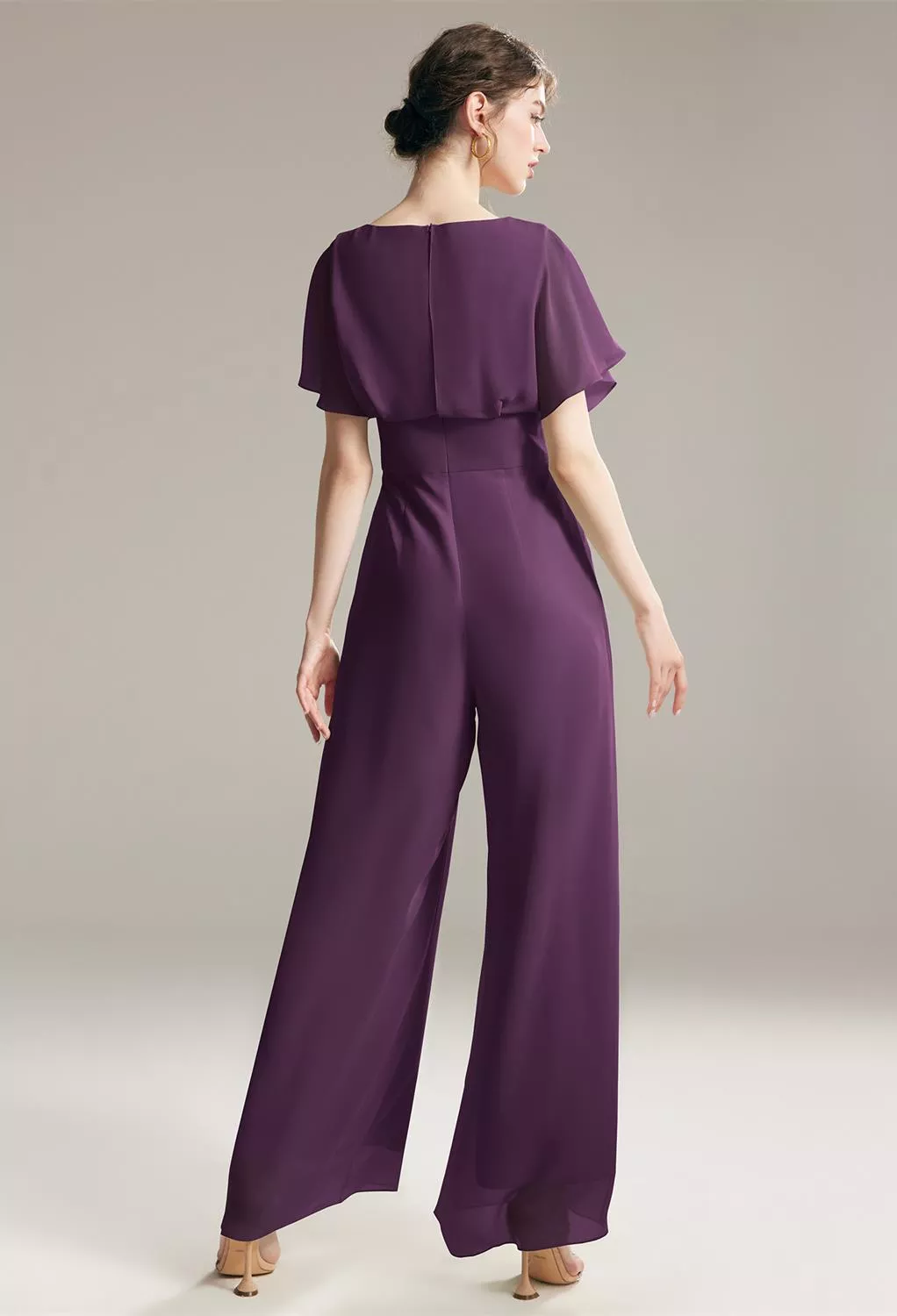 AW Talia Grape  Fall Wedding Guest Dresses