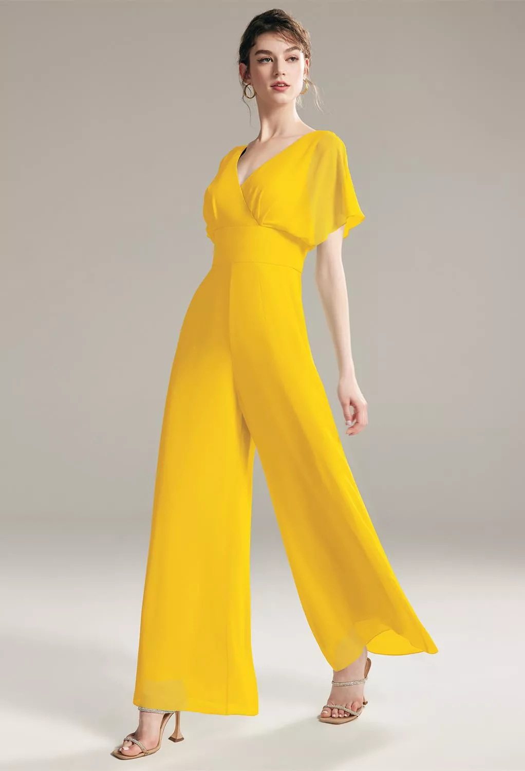 AW Talia Mustard Yellow  Fall Wedding Guest Dresses