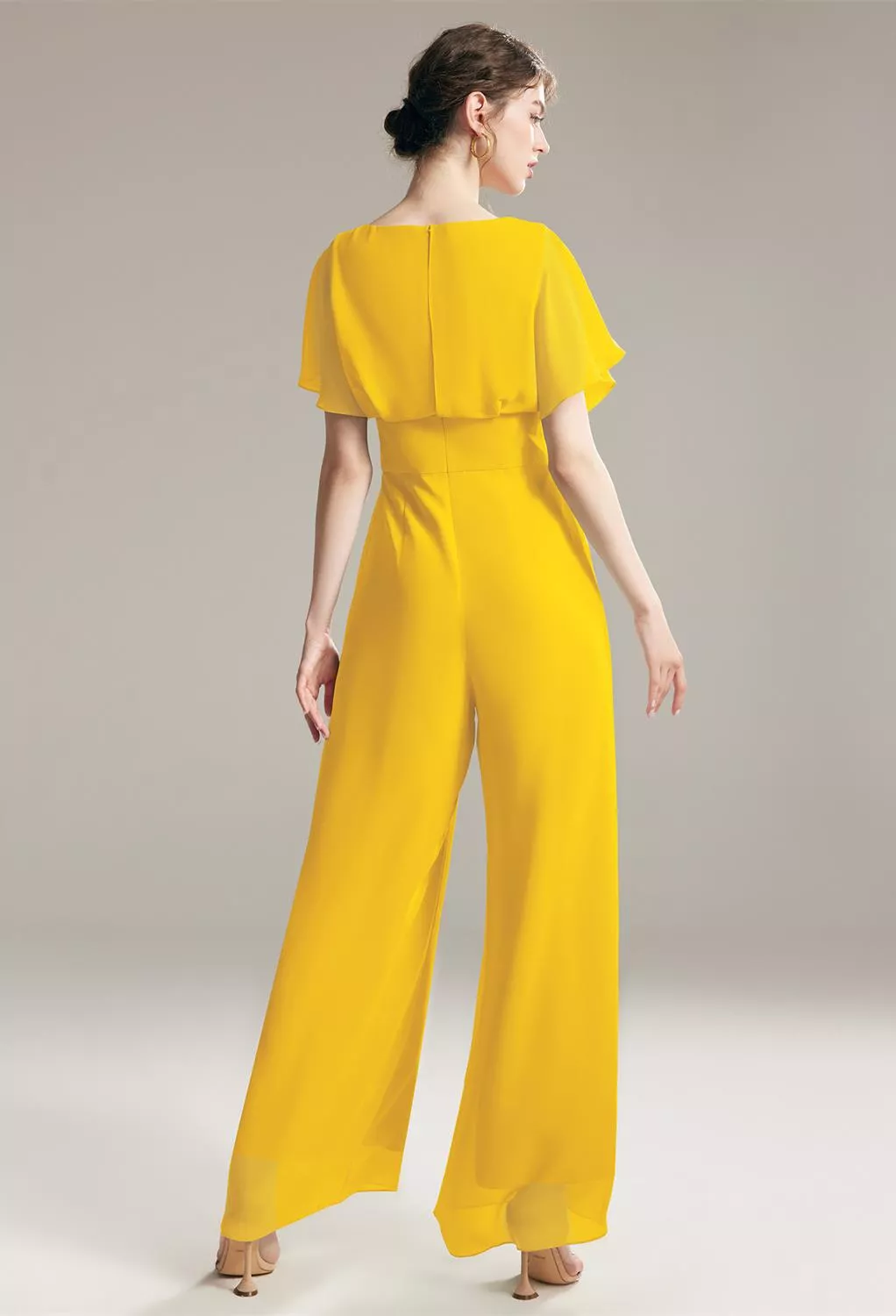 AW Talia Mustard Yellow  Fall Wedding Guest Dresses
