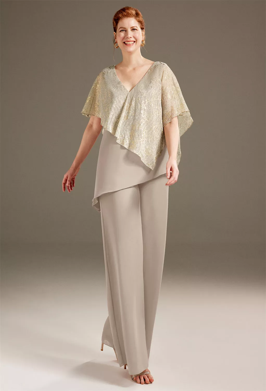 AW Eileithyia Champagne  Mother of the Bride Dresses