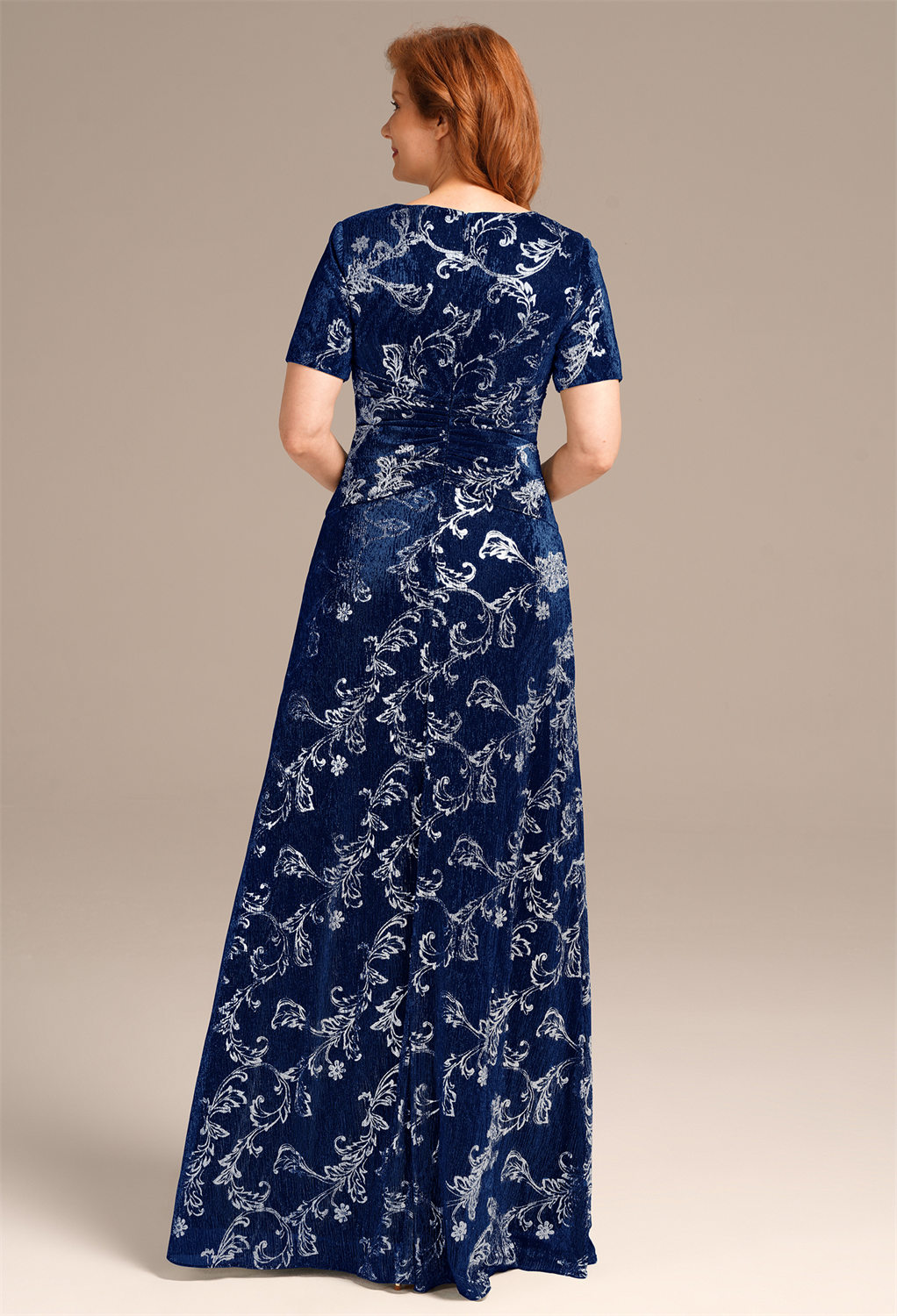 AW Genevieve Royal Blue  Mother of The Bride Dresses With Wraps