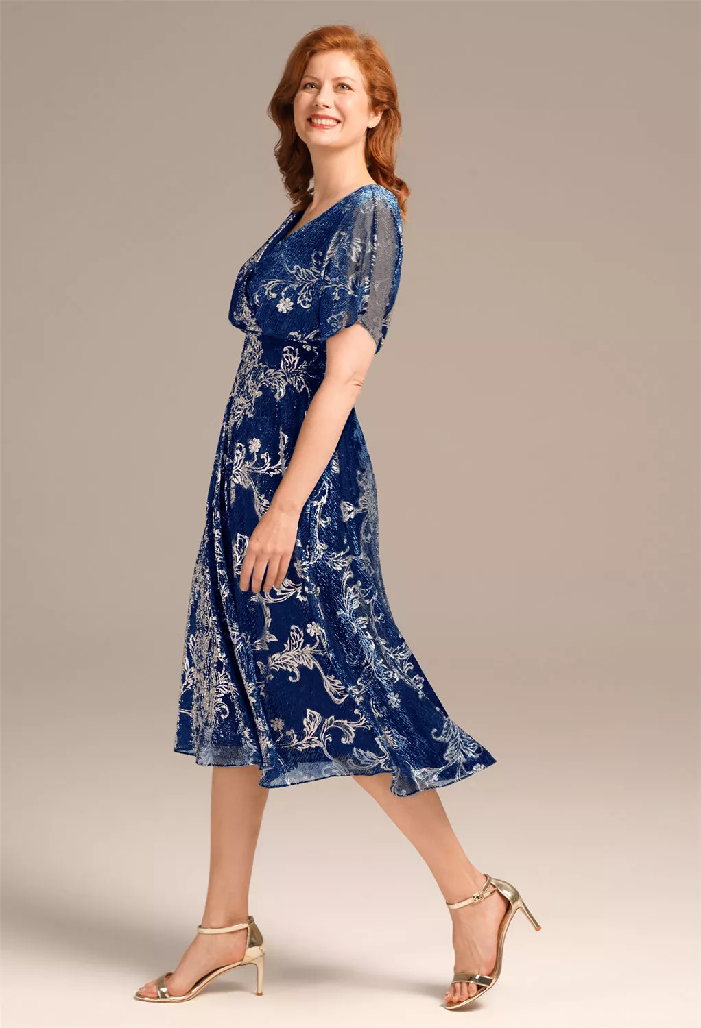 AW Laurette Royal Blue  Spring Mother of The Bride Dresses
