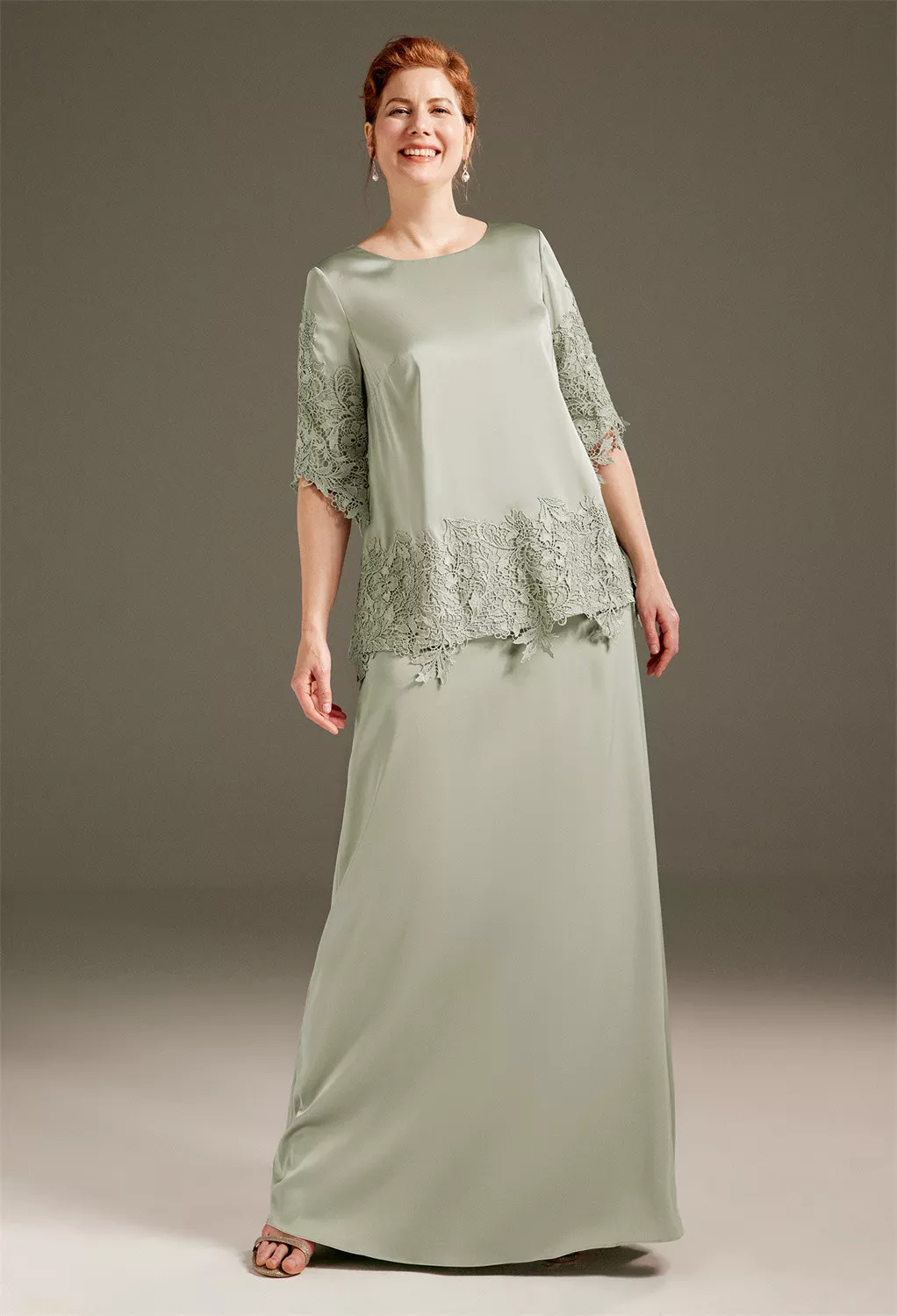 AW Lois Sage Green  Mother of the Bride Dresses