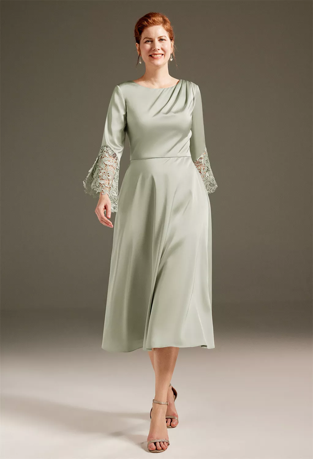 AW Decima Sage Green  Spring Mother of The Bride Dresses