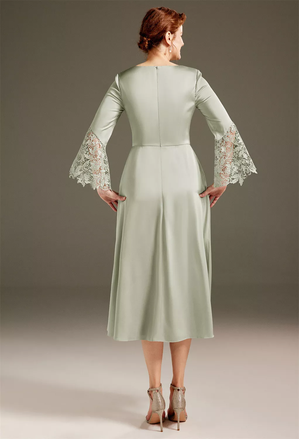 AW Decima Sage Green  Spring Mother of The Bride Dresses