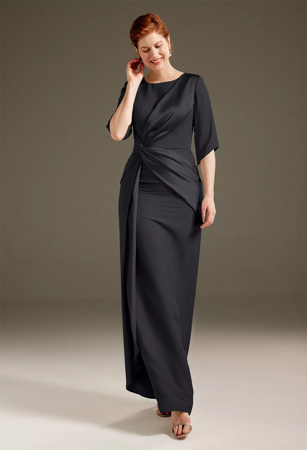 AW Caesar Black Metallic  Mother of the Bride Dresses
