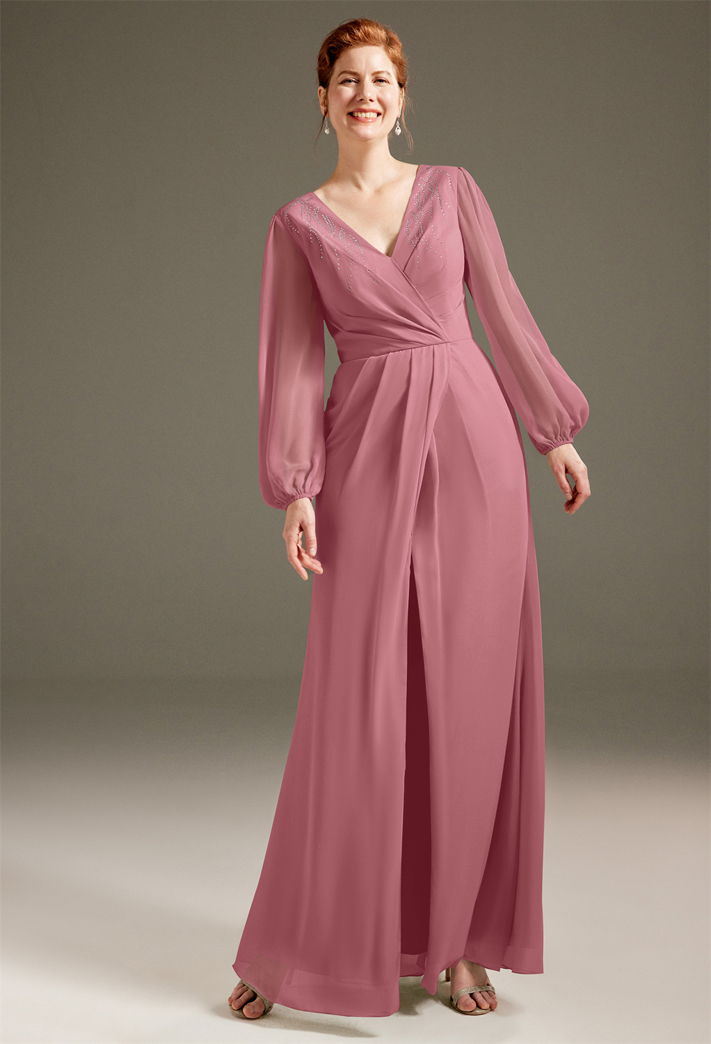 AW Olivine Desert Rose  Mother of the Bride Dresses