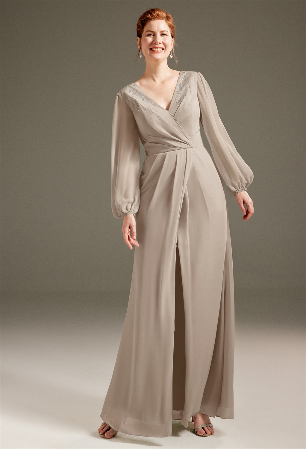AW Olivine Taupe  Mother of the Bride Dresses