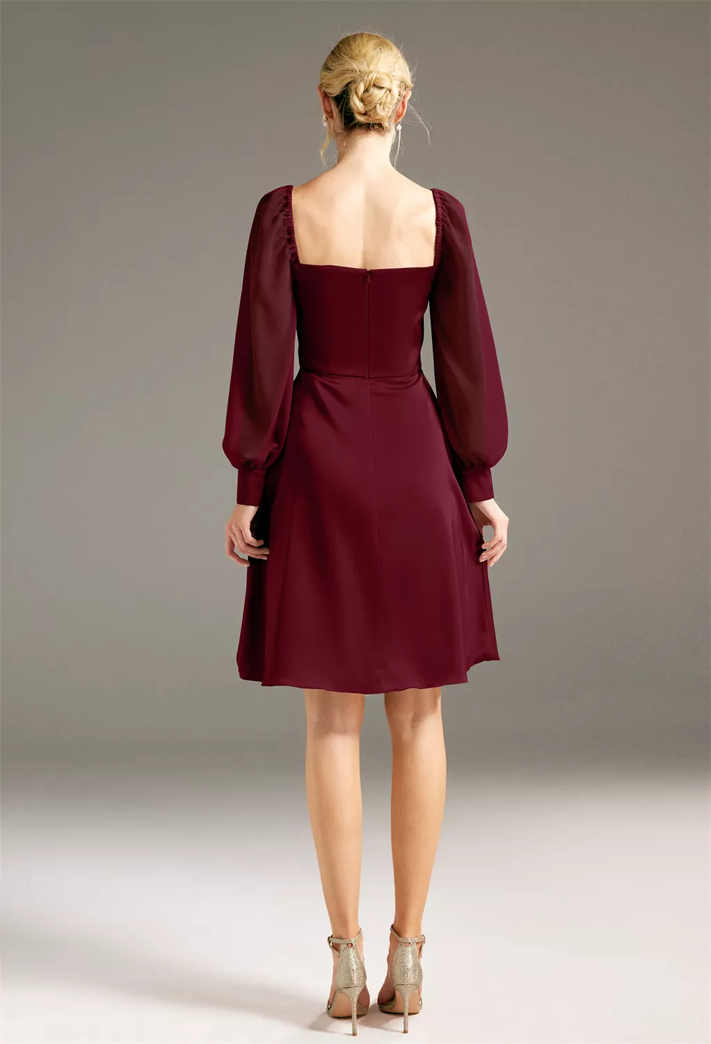 AW Jules Deep Claret  Fall Wedding Guest Dresses