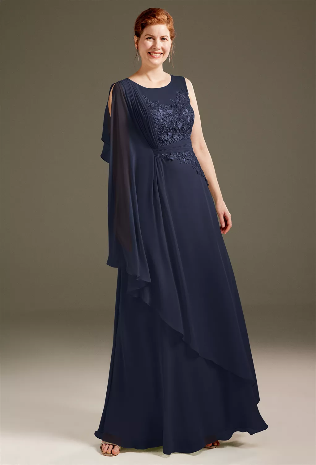 AW Princeps Dark Navy  Mother of the Bride Dresses