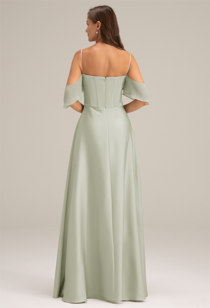 AW Lillie Sage Green  Bridesmaid Dresses