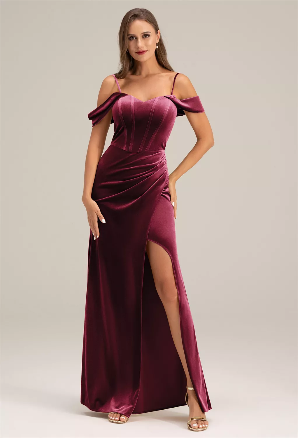 AW Miranda Burgundy  Convertibile Convertible Bridesmaid Dresses