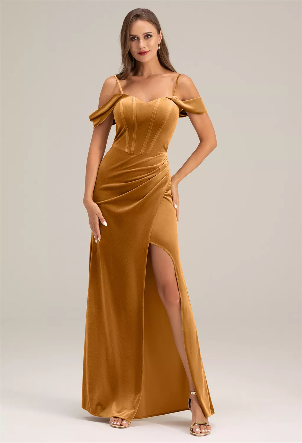 AW Miranda Burnished Gold  Convertibile Convertible Bridesmaid Dresses