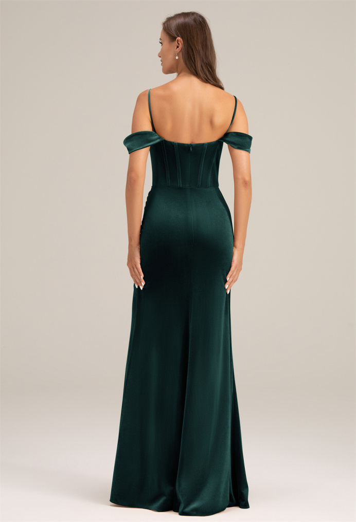 AW Miranda Hunter Green  Convertible Dresses