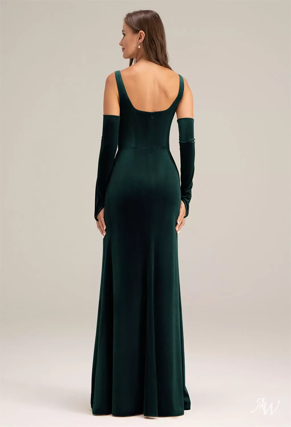 AW Piano Hunter Green Bridesmaid Dresses | AW.Bridal Canada