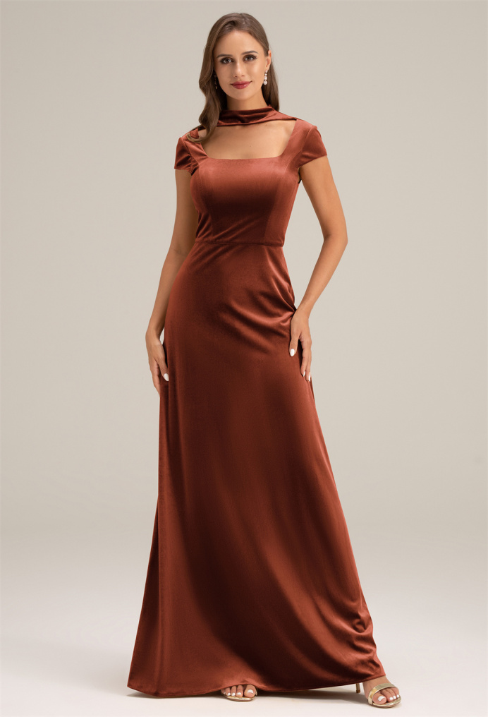 AW Molto Burnt Orange  Bridesmaid Dresses